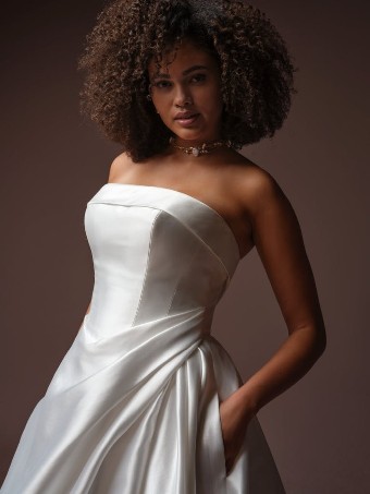 Rebecca Ingram Style #AGATHA (F6RK178A01) #1 All Ivory (gown with Ivory Illusion) thumbnail