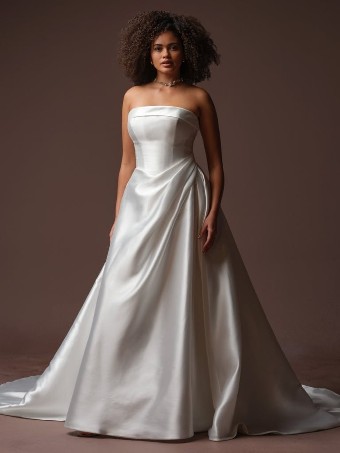 Rebecca Ingram Style #AGATHA (F6RK178A01) #0 default All Ivory (gown with Ivory Illusion) thumbnail