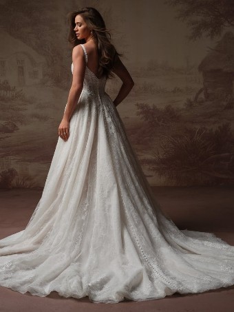 Sottero and Midgley Style #IVANDRA #4 default Ivory over Soft Blush (gown with Ivory illusion) thumbnail