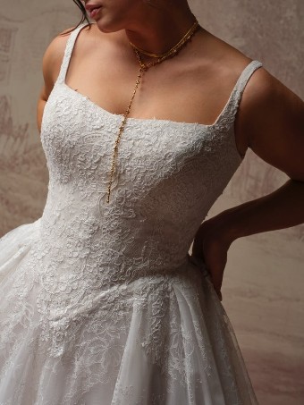 Sottero and Midgley Style #IVANDRA #1 Ivory over Soft Blush (gown with Ivory illusion) thumbnail