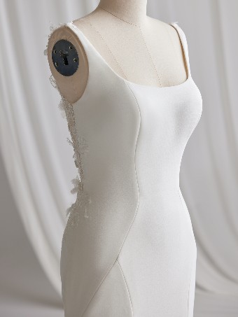 Rebecca Ingram Style #JOY (23RW664A01) #3 All Ivory (gown with Ivory Illusion) thumbnail