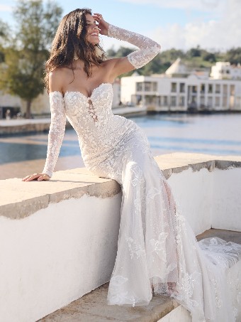 Sottero and Midgley Style #KENSINGTON #1 Ivory over Soft Nude (gown with Natural Illusion) thumbnail