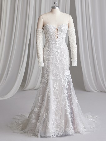 Sottero and Midgley Style #KENSINGTON #3 Ivory over Soft Nude (gown with Natural Illusion) thumbnail
