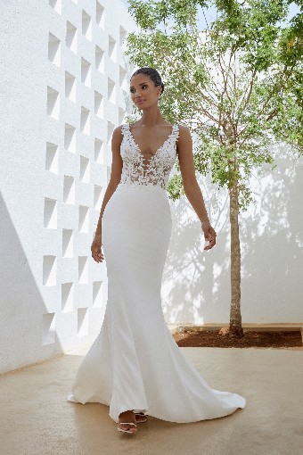 Adore by Justin Alexander Style #11341 Kari #1 Ivory/Ivory/Latte thumbnail