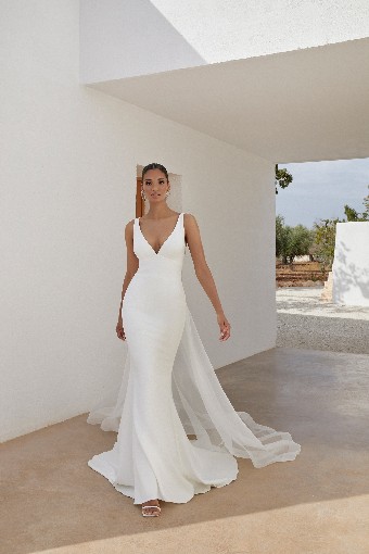 Adore by Justin Alexander Style #11344DT Alba #1 Ivory thumbnail