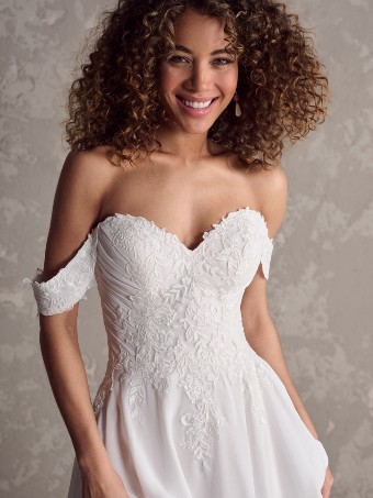Rebecca Ingram Style #DAGNEY (Accessory - Detachable Cap Sleeves) (YYCSA+24RC180000) #0 default All Ivory thumbnail