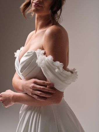 Rebecca Ingram Style #HANNAH (Accessory - Detachable Cap Sleeves) (YYCS0+25RS917000) #0 default Diamond White thumbnail