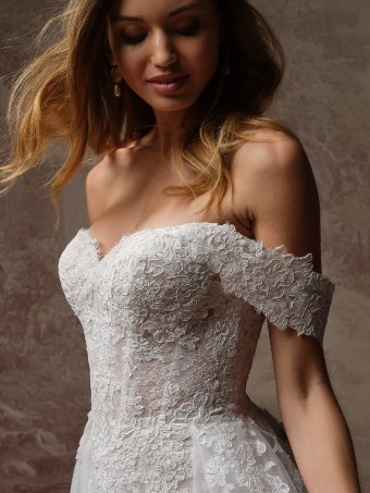 Rebecca Ingram Style #ESMERALDA LANE (Accessory - Detachable Cap Sleeves) (YYCS0+F6RK051000) #0 default Ivory thumbnail