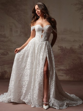 Rebecca Ingram Style #NARELLE (Accessory - Detachable Cap Sleeves) (YYCS0+F6RN089000) #1 default Ivory thumbnail