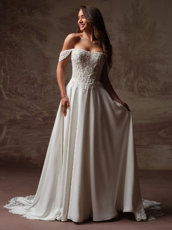 Rebecca Ingram Style #HAZEL (Accessory - Detachable Cap Sleeves) (YYCS0+F6RK109000) #1 default Ivory thumbnail
