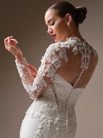 Sottero and Midgley Style #Burke  Detachable Jacket YYJK #2 default Ivory/Ivory thumbnail
