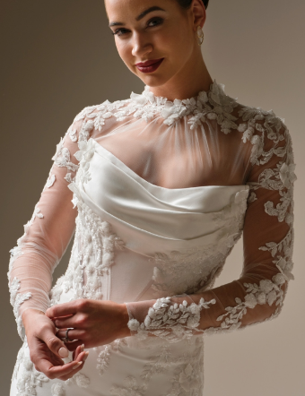Sottero and Midgley Style #Burke  Detachable Jacket YYJK #0 default Ivory/Ivory thumbnail