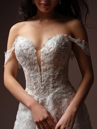 Rebecca Ingram Style #BERNADINE (Accessory - Detachable Cap Sleeves) (YYCS0+F6RK097000) #1 default Ivory thumbnail