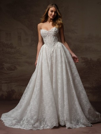 Maggie Sottero Style #Ryland #0 default Ivory over Blush (gown with Ivory Illusion) thumbnail
