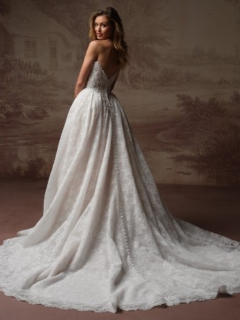 Maggie Sottero Style #Ryland #8 default Ivory over Blush (gown with Ivory Illusion) thumbnail