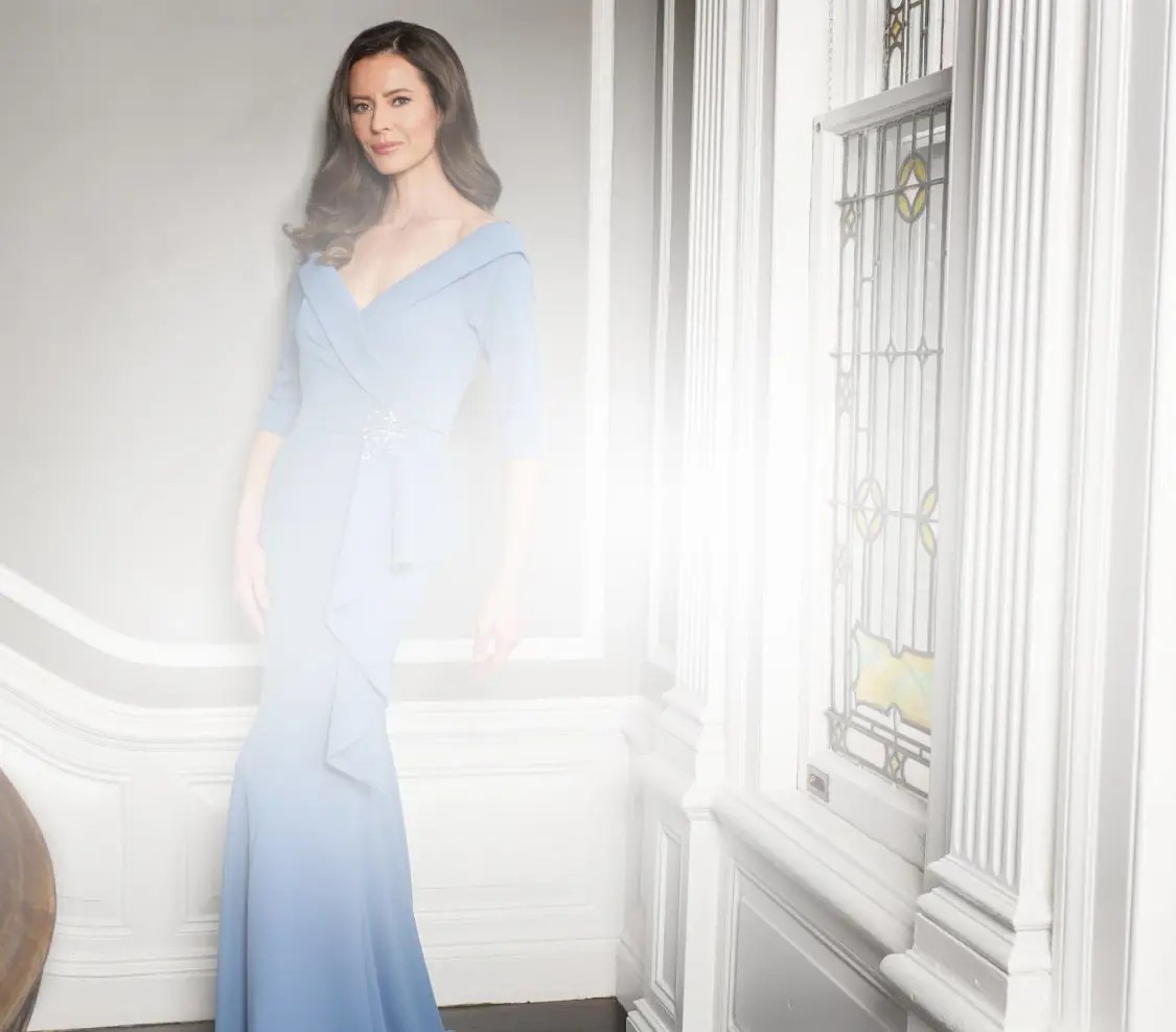 blue mother of the bride dresses
