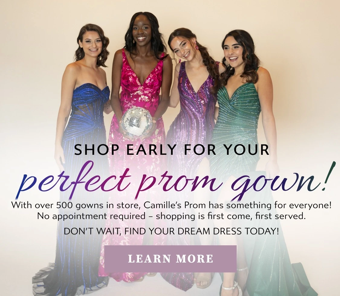 Shop Early For Your Perfect Prom Gown