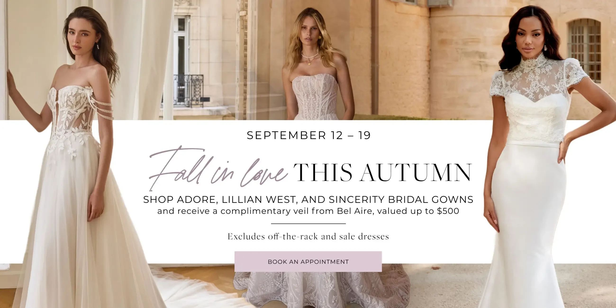 Fall in Love This Autumn Event Desktop Banner